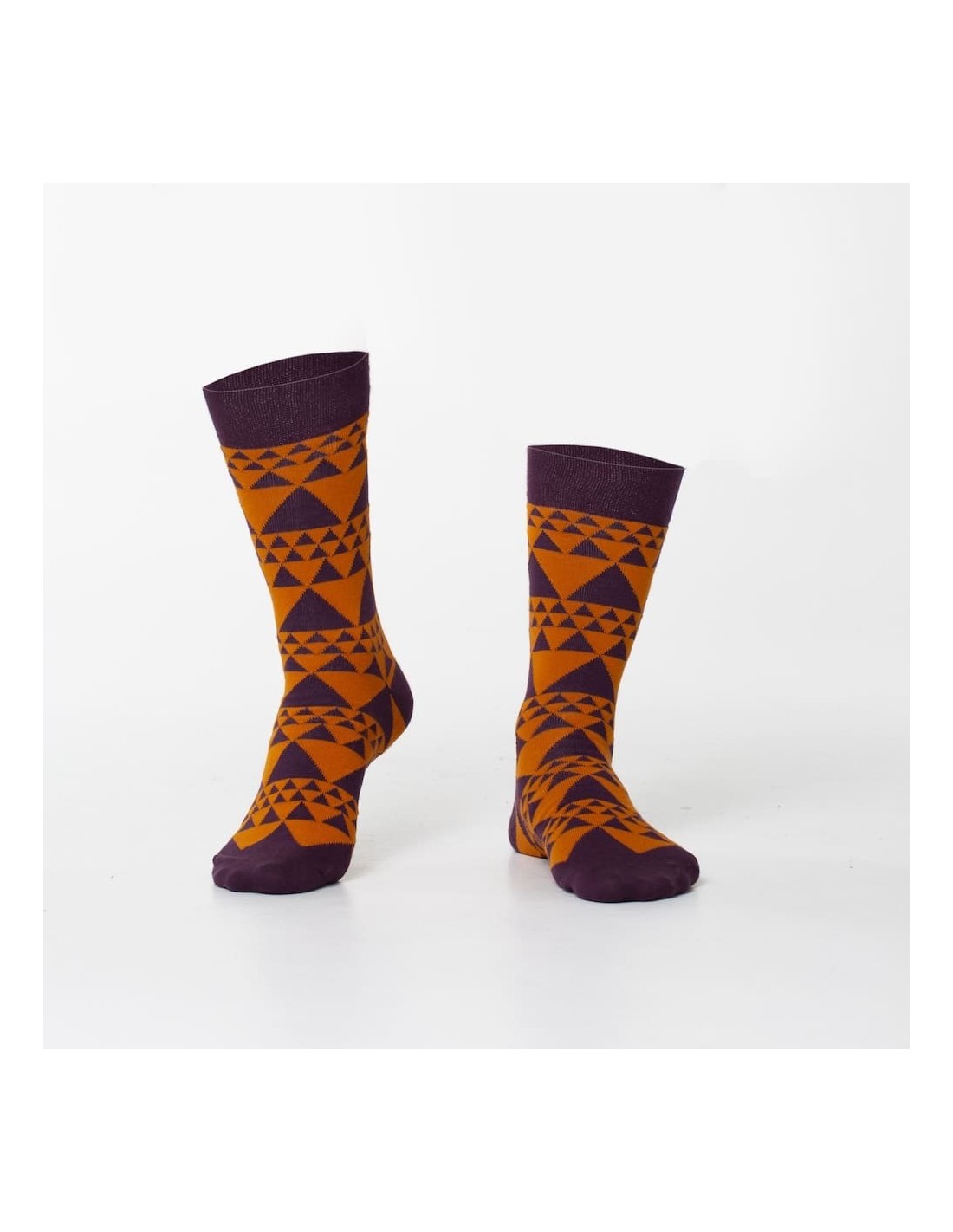 Rote Herrensocken mit Dreiecken SM29 – Online-Shop – Boutique